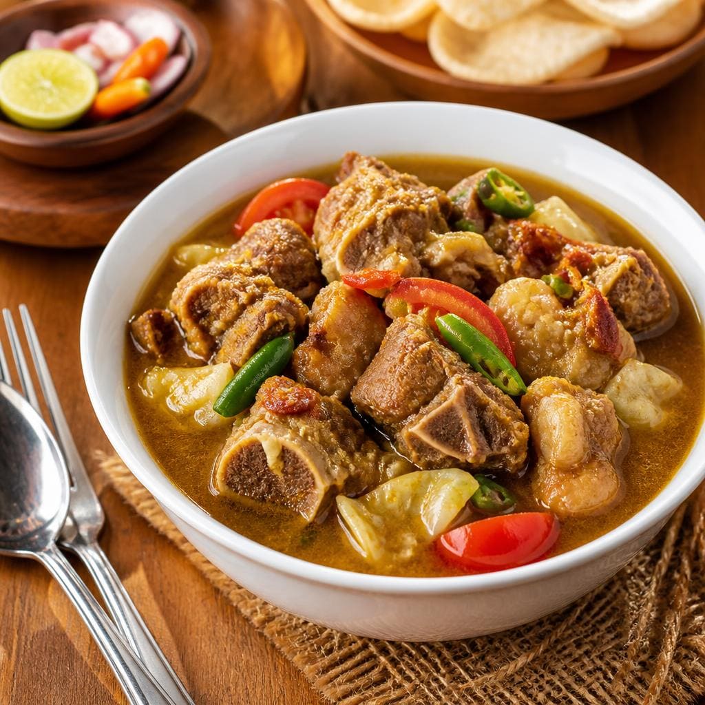 Tongseng Kambing dari Bakso Lapangan Tembak Senayan